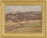 Alexander Theobald Van Laer, An April Day, Oil on canvas
