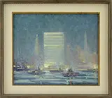 United Nations by Johann Berthelsen, Oil on canvas, offered Aug 2017