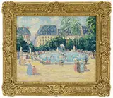 Chauncey Foster Ryder, Summer at Tuileries Garden, Paris