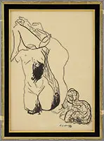 Torso Study by José Clemente Orozco, Silkscreen on paper, offered Aug 2017