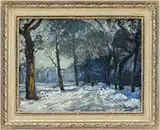 Jean-François Raffaëlli, Winter Stroll