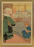 Clémentine Hélène Dufau, Paris Exhibition Piece, 1900, Lithograph in colors