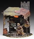 Franz Bergmann, Cold Painted Bronze Cobbler Shop Lamp, Bronze