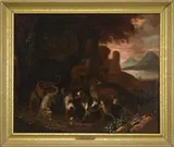 Frans Snyders, Hunting Dogs, Oil on canvas