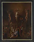 Old Master, Crucifixion, Oil on canvas