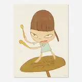 Yoshitomo Nara, Marching on a Butterbur Leaf