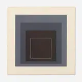 Josef Albers, White Line Square VIII (from White Line Squares), 1966, lithograph in colors on Arches Cover paper
