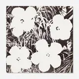 Andy Warhol, Flowers (Sonnabend invitation), 1965, offset lithograph