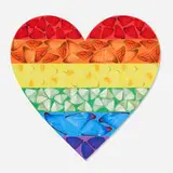 Heart (small) by Damien Hirst, 2020, laminated giclée print on aluminium composite panel, sold Mar 2022