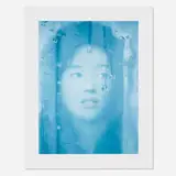 Qian Yang, Blue Girl, 2009, archival inkjet print with screenprint