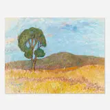 Gershon Benjamin, Tree in Summer Field