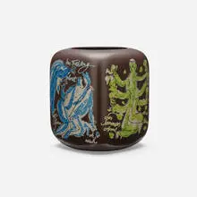 HAP Grieshaber, Jubilee vase, 1980, glazed earthenware