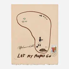 Muhammad Ali, Let My People Go, 1979, offset lithograph on paper