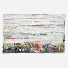 Robert Baribeau, Untitled (000470), 2003, oil and mixed media on paper mounted to panel