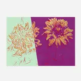 Kiku by Andy Warhol, 1984, screenprint in colors, sold Mar 2022