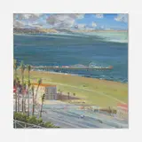 Larry Cohen, View of the Coast, Santa Monica, 2016, oil on canvas