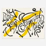 Claire Falkenstein, Untitled (from Venezia Ha Dettato Cosi Portfolio), 1972, screenprint in colorss