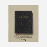 Raymond Pettibon and Ed Ruscha, Holy Bible (State I), 2003, lithograph in colors