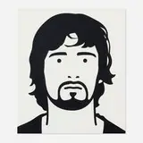 Gary, Popstar by Julian Opie, 1999, screenprint, sold Oct 2024