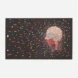 Fred Tomaselli, Untitled, 2002, screenprint in colors