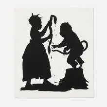 Kara Walker, I’ll Be a Monkey’s Uncle, 1996, lithograph