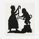 Kara Walker, I’ll Be a Monkey’s Uncle, 1996, lithograph
