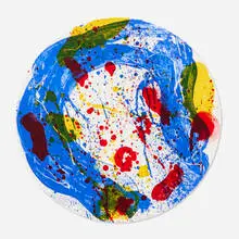 Untitled (SF-348) by Sam Francis, 1993, lithograph in colors on 112 Waterleaf, sold Oct 2024