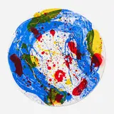 Sam Francis, Untitled (SF-348), 1993, lithograph in colors on 112 Waterleaf