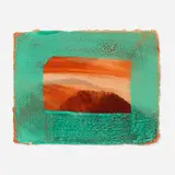 Howard Hodgkin, After Degas, 1990, Intaglio in colors with carborundum and hand-coloring on Larroque et Pombie