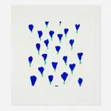 Donald Sultan, Wallflower 19 (from the Wallflowers series), 2008, screenprint in colors