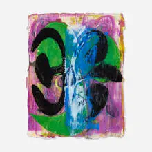 Untitled by Charles Arnoldi, 1995, monoprint on Tullis SB handmade paper, sold Oct 2024