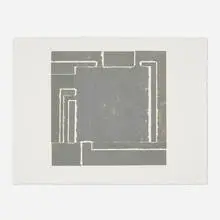 Peter Halley, Untitled, 1992-93, monoprint with embossing on Tullis SB handmade paper