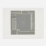 Peter Halley, Untitled, 1992-93, monoprint with embossing on Tullis SB handmade paper