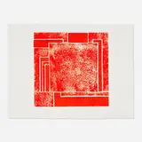 Peter Halley, Untitled, 1992-93, monoprint with embossing on Tullis SB handmade paper