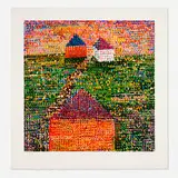 Jennifer Bartlett, Houses, 2005, screenprint in colors