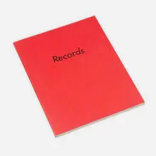 Records by Ed Ruscha, 1971, black-and-white offset printing on 100 lb. Lithofect paper, sold Oct 2024