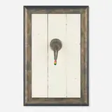 Jim Dine, Rainbow Faucet (from the 7 Objects in a Box portfolio), 1965, sand-cast aluminum dipped in paint mounted to painted wood