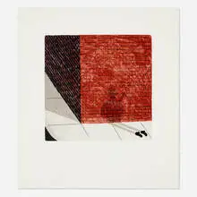 Kenny Rivero, Shadow on the Wall, 2015, screenprint in colors
