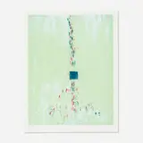 Pat Steir, Tiny Green, 1998, etching and aquatint in colors on Somerset