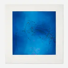 Pat Steir, Milky Way, 2000, etching and aquatint in colors on Somerset