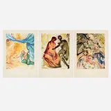 Les Amoureux by Salvador Dalí, 1979, offset lithographs in colors on Arches, sold Oct 2024