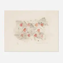 Cecily Brown, Untitled (from Exit Art Portfolio: TANTRA), 2005, lithograph in colors