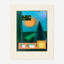 Joseph Cornell, Untitled (How to Make a Rainbow) (from the Prints for Phoenix House portfolio), 1972, screenprint in colors with varnish stencil
