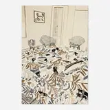 Jonas Wood, Untitled, State I (Noon), 2014, 10-color lithograph on white Rives BFK paper