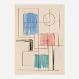 Barbara Hepworth, Untitled (from the Twelve Lithographs portfolio), 1969, lithograph in colors on Barcham Green handmade