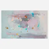 Helen Frankenthaler, Grey Fireworks, 2000, screenprint in colors on Somerset