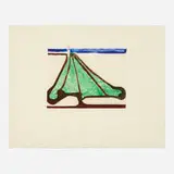 Richard Diebenkorn, Green Tree Spade (from the Five Spades portfolio)