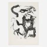 Willem de Kooning, Figure at Gerard Beach, 1970, lithograph on Italia
