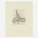 Richard Diebenkorn, Spade Drypoint (from the Five Spades portfolio), 1982, drypoint and aquatint on J. Whatman