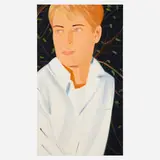 Alex Katz, White Shirt (Eric) (from the White Shirt Portfolio), 2021, archival pigment print on Innova Etching Cotton Rag